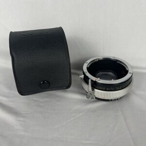 Vtg Soligor Auto Tele-Converter 2X‎ For Nikon F/Ai w Hard Leather Case Japan EUC